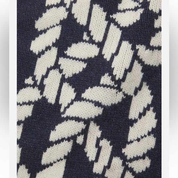 Vineyard Vines Varsity Wool Shawl Cardigan Nautical Navy XL Rope Design Sweater - Picture 9 of 16